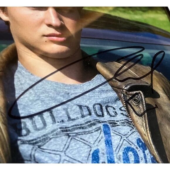 Ansel Elgort Signed Autographed PSA DNA Fault In Our Stats Picture Framed Rare - Picture 3 of 5
